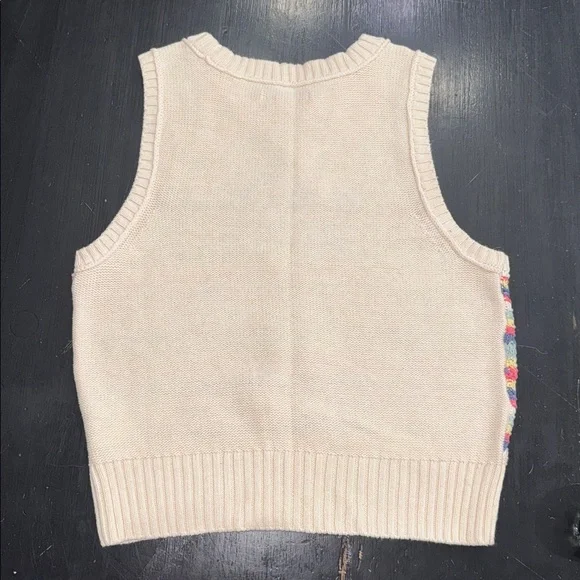 american eagle sweater vest. size xs. multi colored. excellent used condition. - Picture 7 of 7